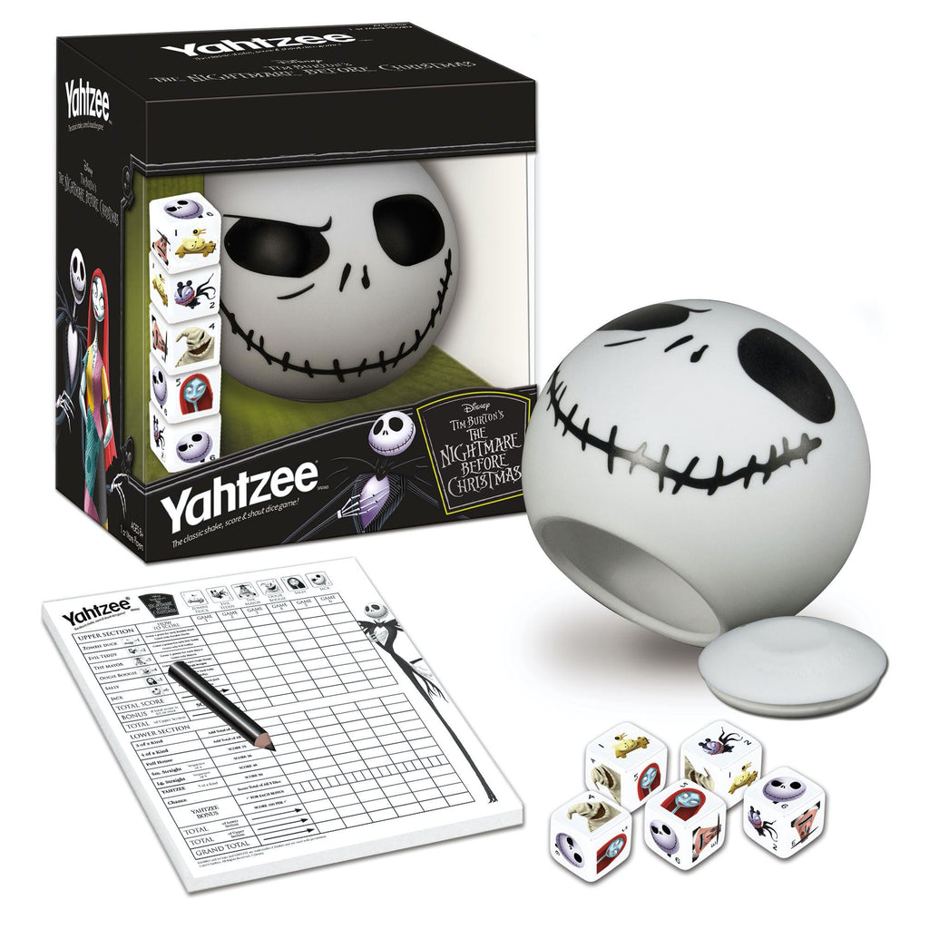 Nightmare Before Christmas Yahtzee (Jack Skellington) Board Game