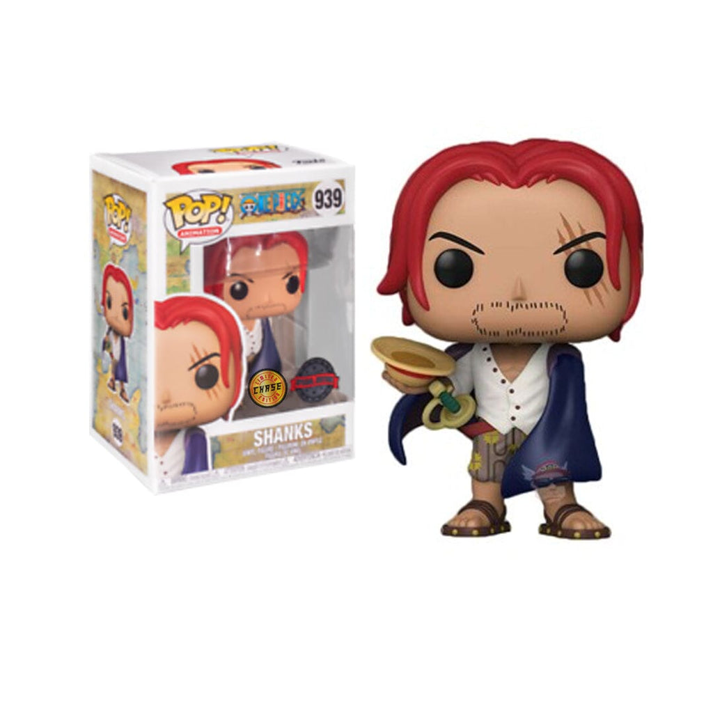 One Piece Shanks (w/ Hat) Chase Exclusive Funko Pop! #939 (Special Edition Sticker)