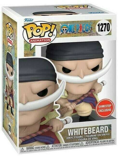 One Piece WhiteBeard Exclusive Funko Pop #1270 (Gamestop Sticker)