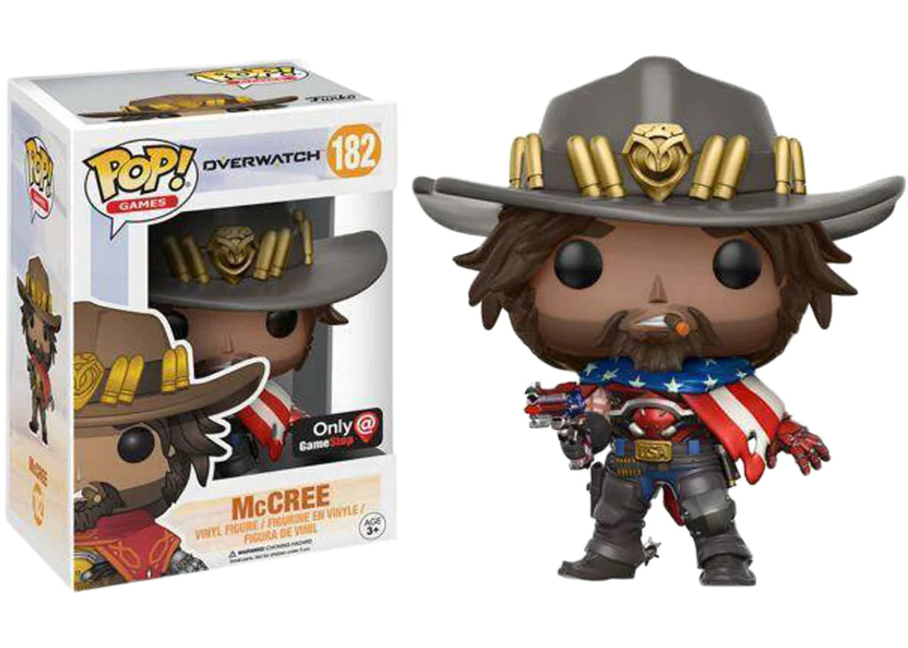 Overwatch McCree (USA) Exclusive Funko Pop! #182