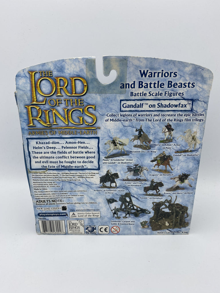 Playalong Toys The Lord of the Rings Armies of Middle Earth Gandalf on Shadowfax Playalong Toys 