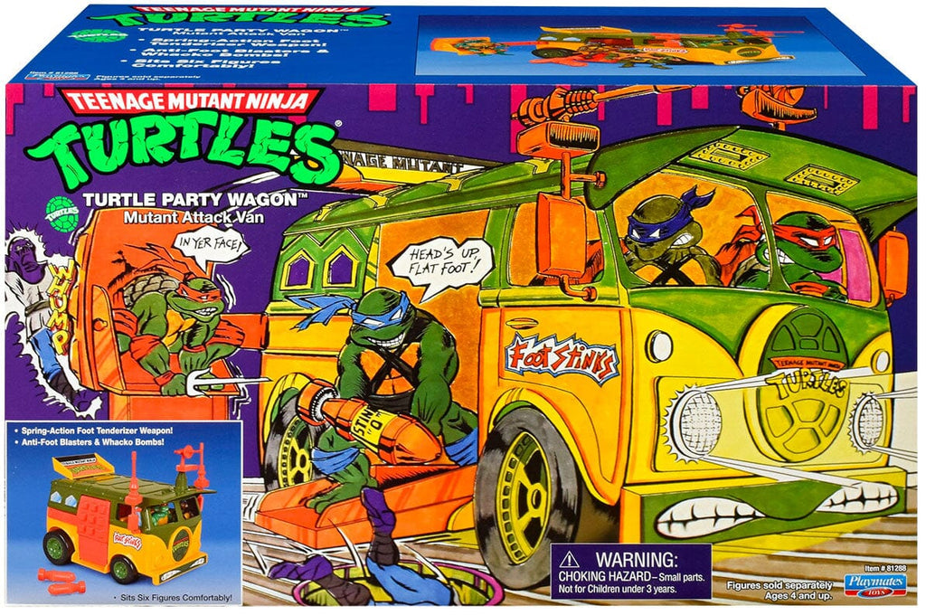 Playmates (2021) Teenage Mutant Ninja Turtles TMNT Turtle Party Wagon (Mutant Attack Van)