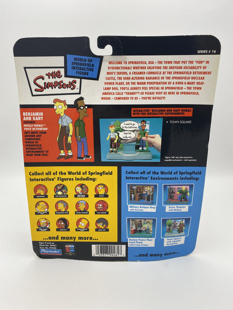 Playmates The Simpsons Benjamin and Gary Series #16 Action Figure playmates 