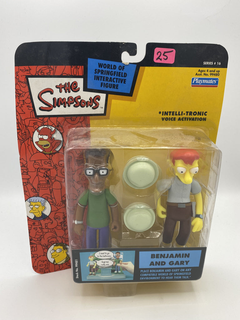 Playmates The Simpsons Benjamin and Gary Series #16 Action Figure