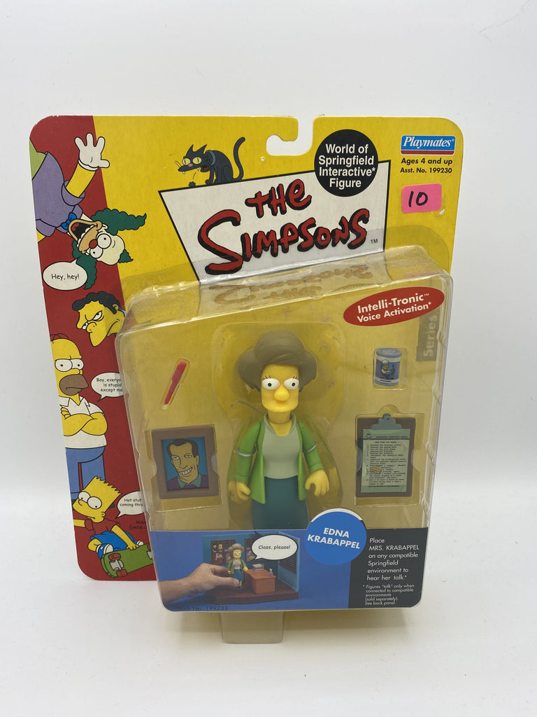 Playmates The Simpsons Edna Krabappel Series #7 Action Figure