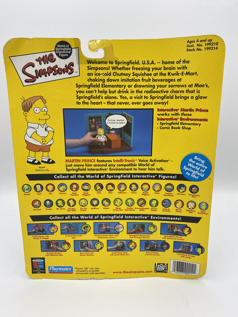 Playmates The Simpsons Martin Prince Series #5 Action Figure Neca 