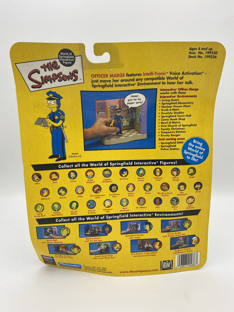 Playmates The Simpsons Officer Marge Series #7 Action Figure playmates 