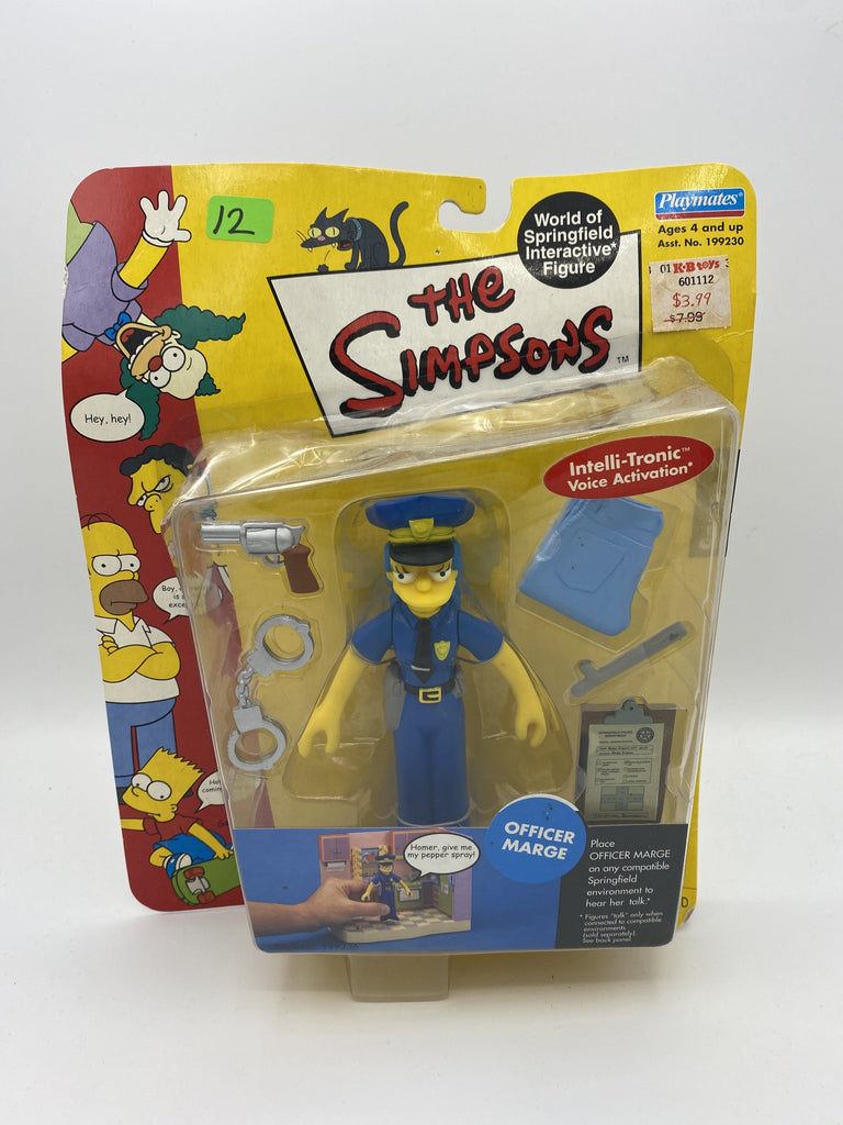 Playmates The Simpsons Officer Marge Series #7 Action Figure