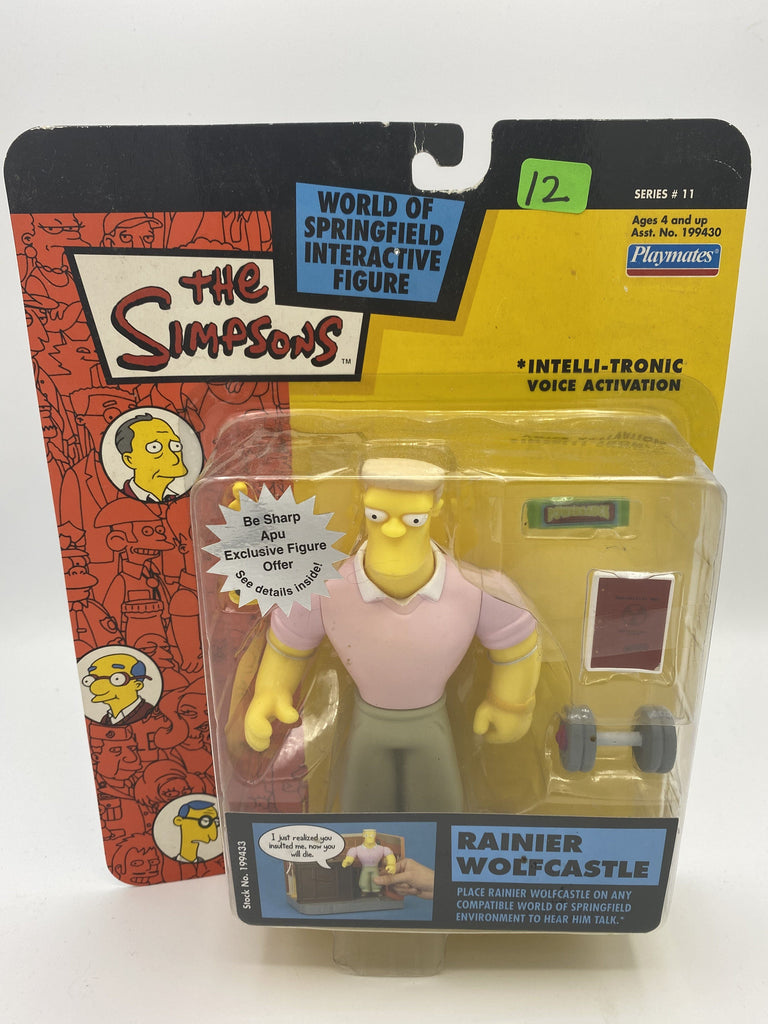 Playmates The Simpsons Rainer Wolfcastle Series #11 Action Figure