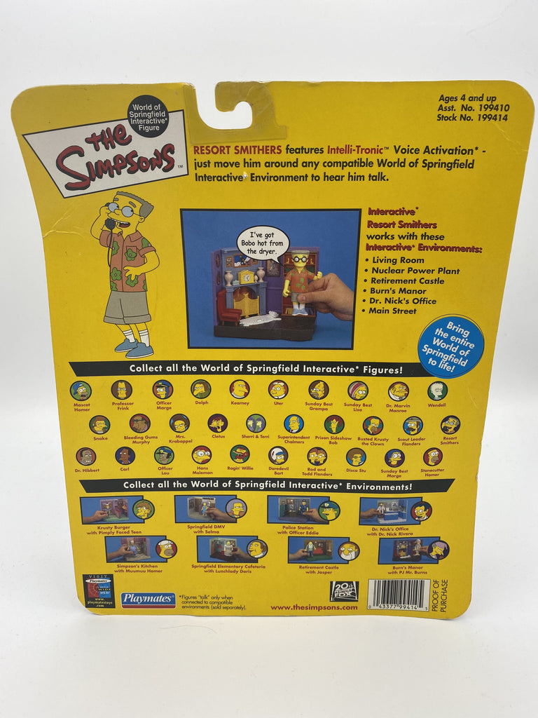 Playmates The Simpsons Resort Smithers Series #10 Action Figure playmates 