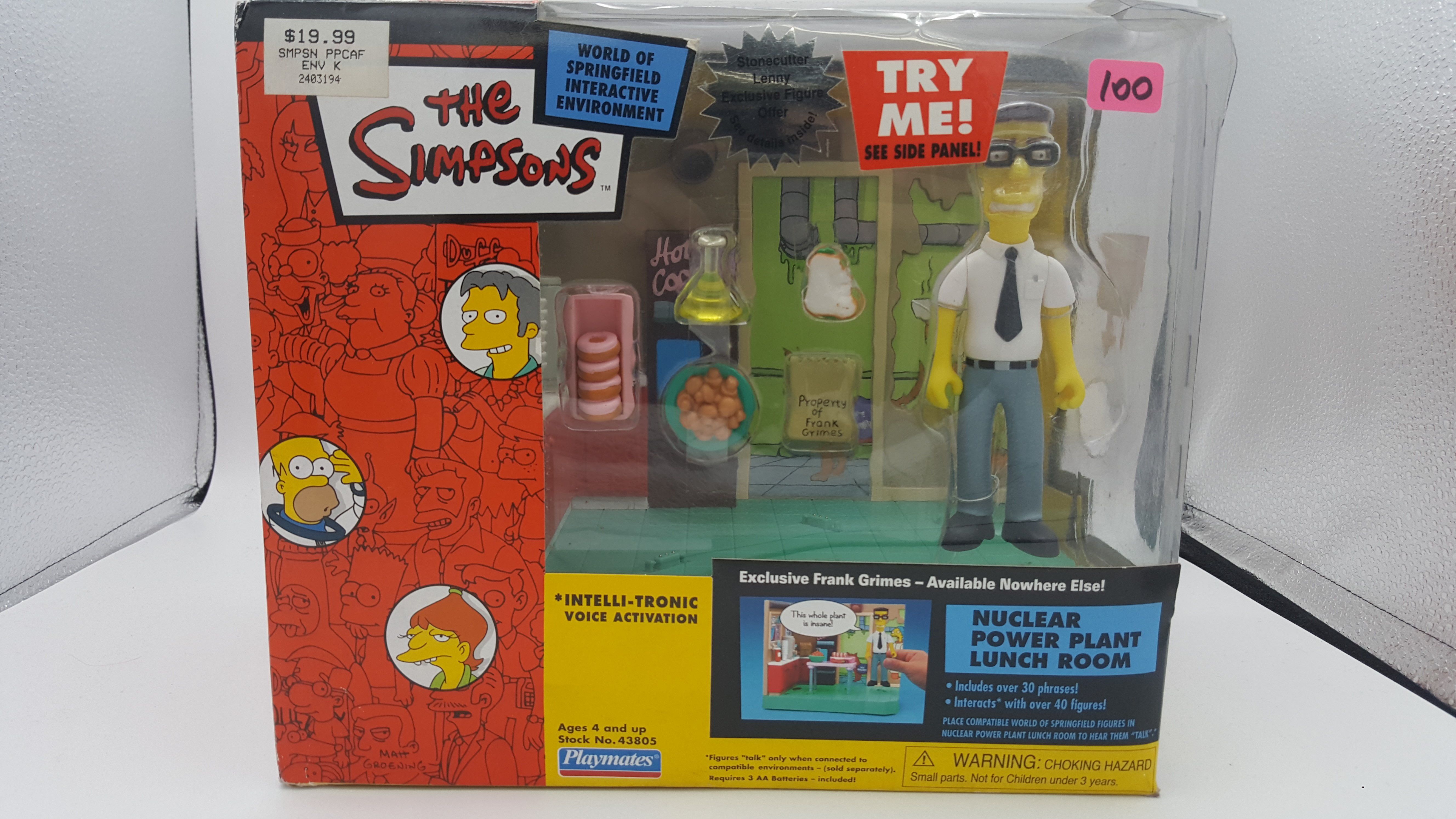 NIB The Simpsons RARE Frank Grimes purchases Set