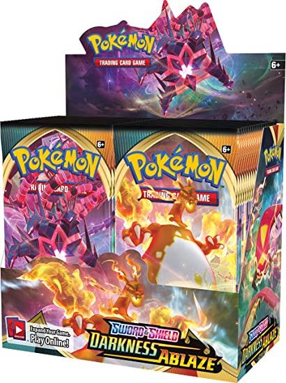 Pokemon TCG Sword & Shield Darkness Ablaze Booster Box (36 Packs)