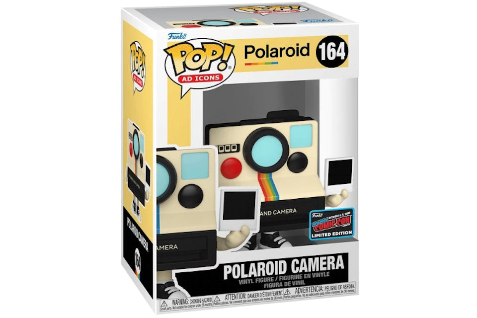 Polaroid Camera NYCC (Official Sticker) Exclusive Funko Pop! #164