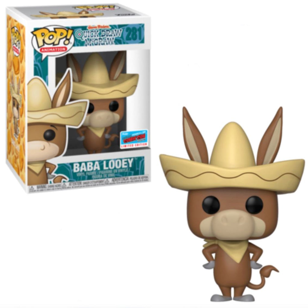 Quick Draw McGraw Baba Looey (Official Sticker) Exclusive Funko Pop! #281