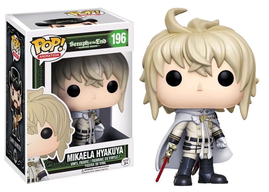 Seraph Of The End Vampire Reign Mikaela Hyakuya Funko Pop! #196