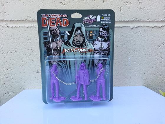 Skybound Exclusive The Walking Dead PVC Purple Michonne Figure