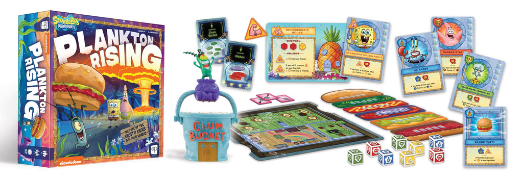 Spongebob Squarepants Plankton Rising Board Game