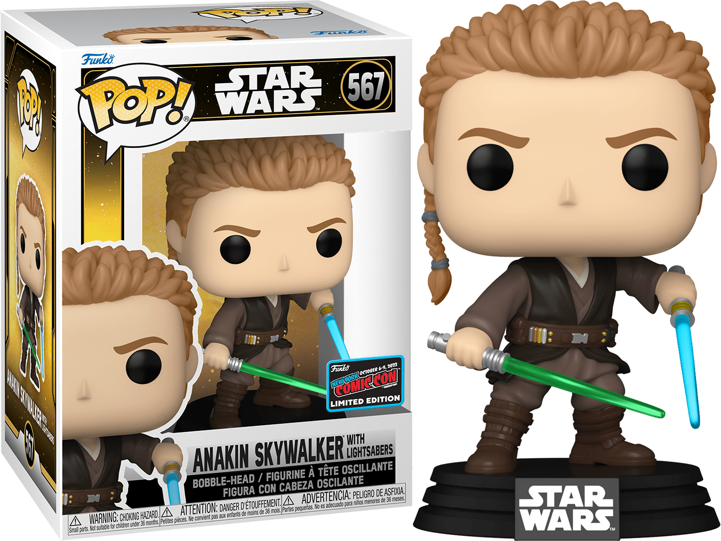 Anakin nycc sticker authentic Funko