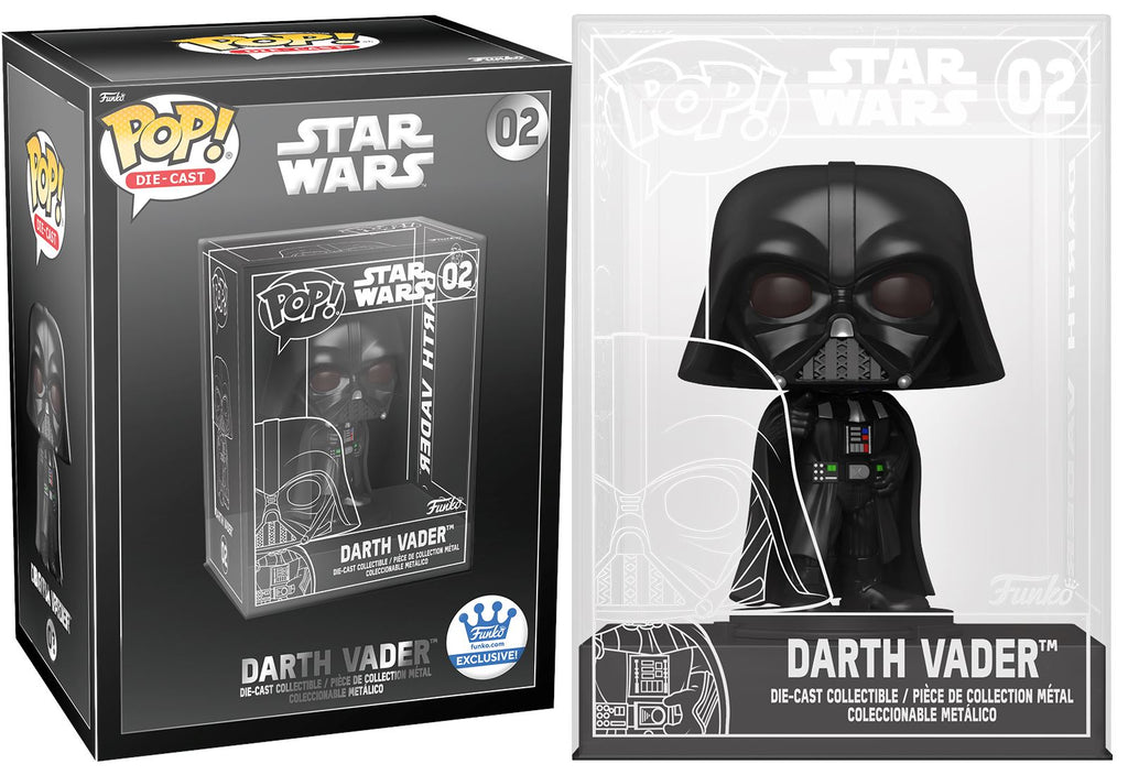 Star Wars Darth Vader Die Cast Exclusive Funko Pop! #02