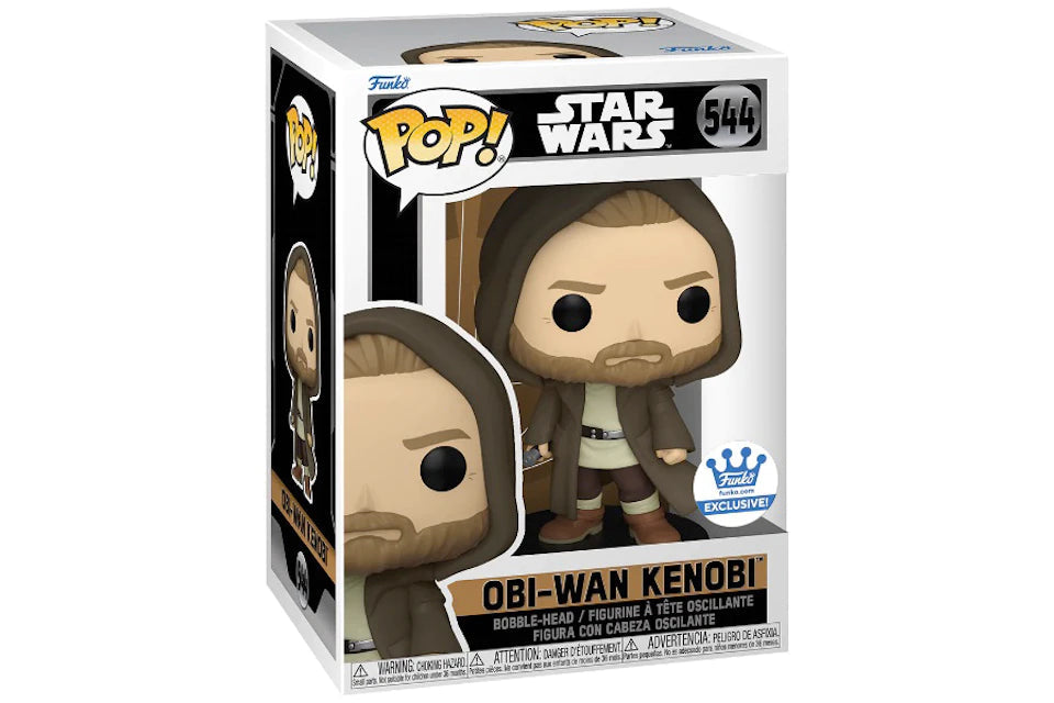 Star Wars Obi-Wan Kenobi Obi-Wan With Hood Exclusive Funko Pop! #544