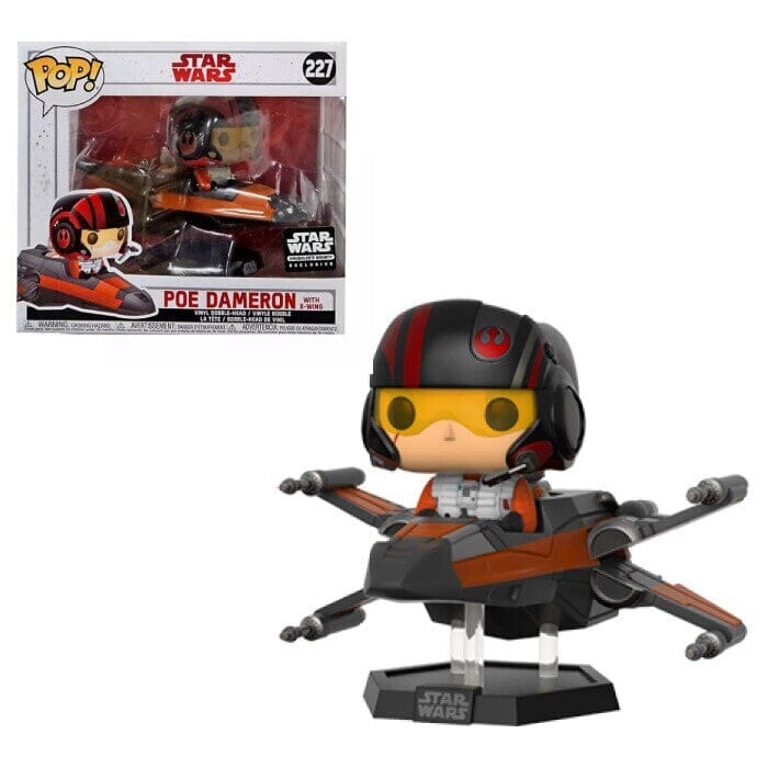 Star Wars Poe Dameron with X-Wing Exclusive Funko Pop! Ride #227