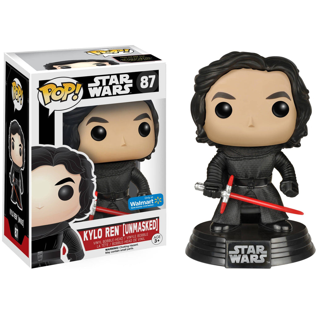 Star Wars The Force Awakens Kylo Ren (Unmasked) Exclusive Funko Pop! #87