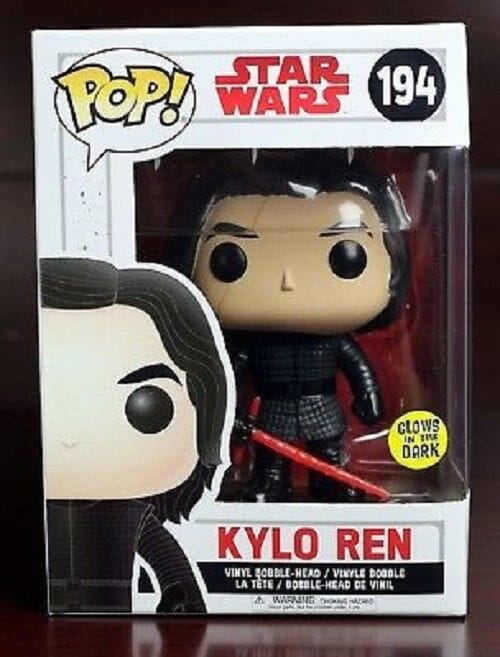 Star Wars The Last Jedi Kylo Ren Glow Exclusive Funko Pop! #194