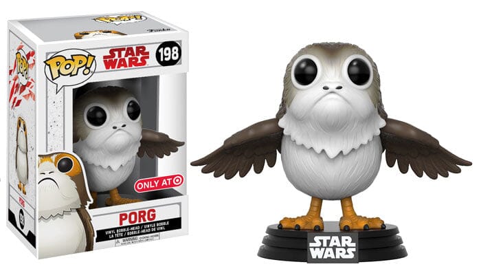 Star Wars (Wings Open) Porg Exclusive Funko Pop! #198