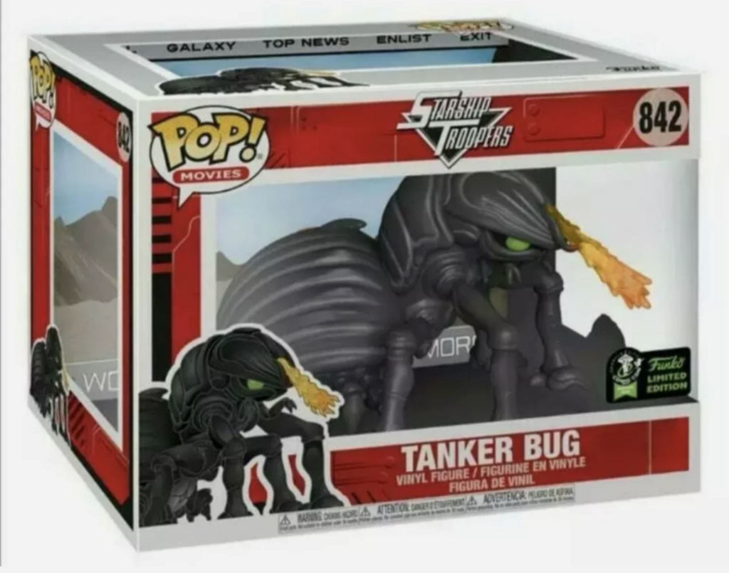 Starship Troopers Tanker Bug Exclusive (Official Sticker) Funko Pop! #842