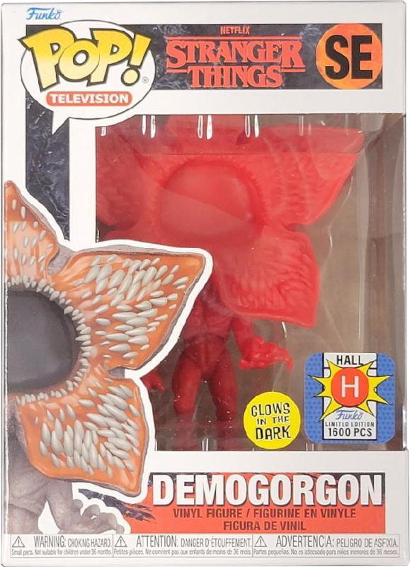 Funko Pop Demogorgon Hall H Exclusive Limited to popular 3,100 Glow in the Dark