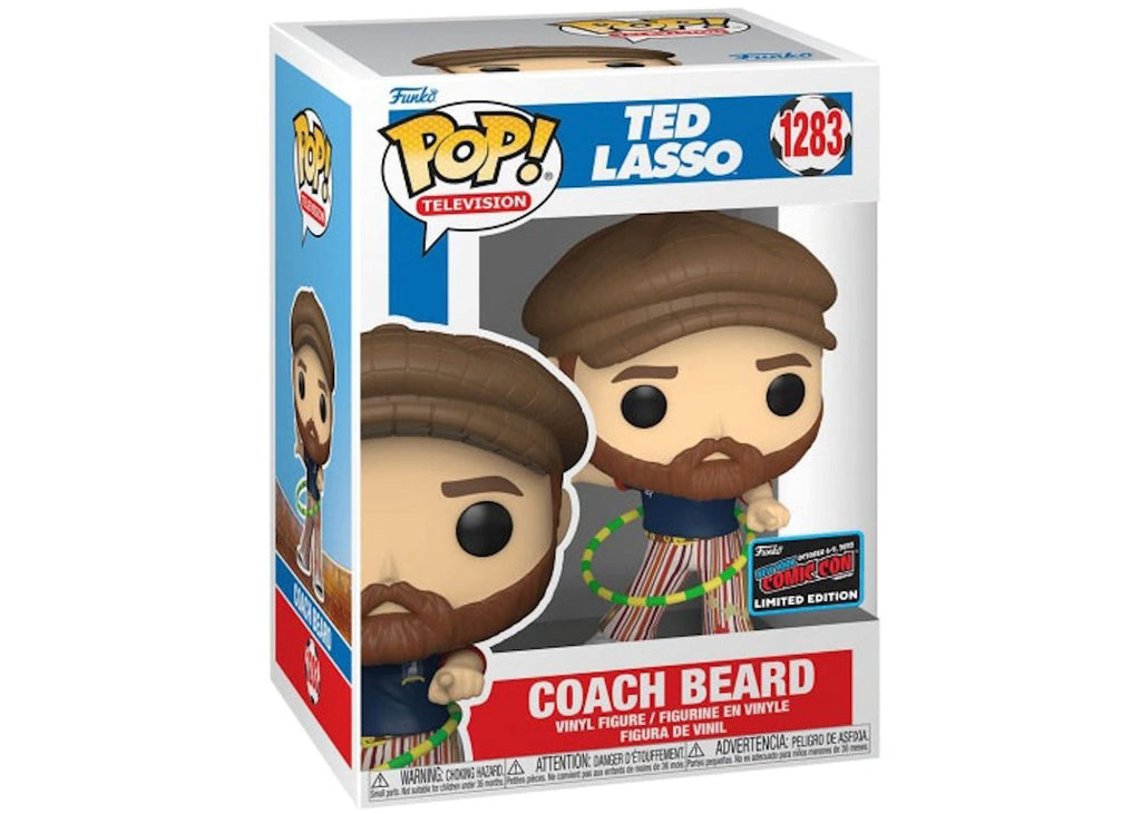 Ted Lasso Coach Beard NYCC (Official Sticker) Exclusive Funko Pop! #1283