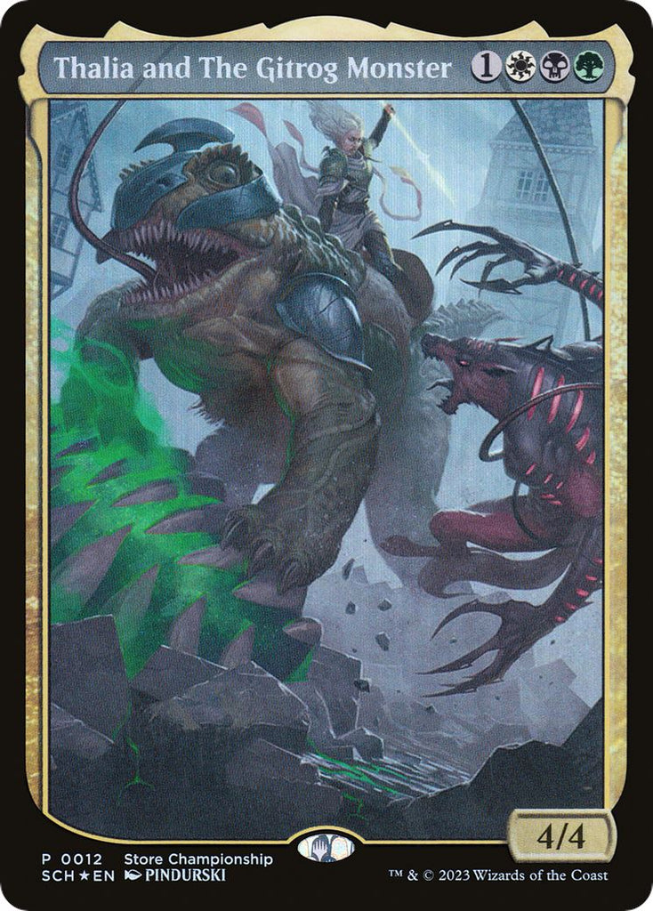 Thalia and The Gitrog Monster [Store Championships 2023] Magic: The Gathering 