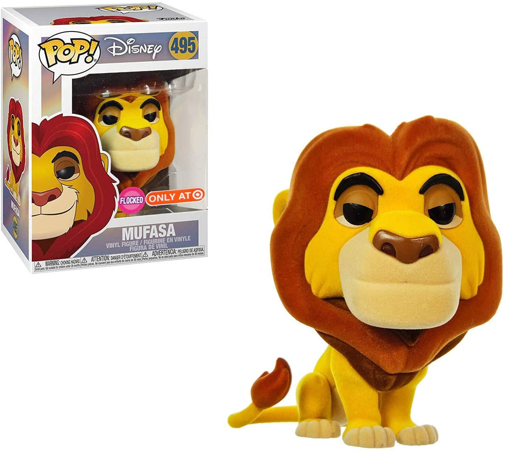 The Lion King Mufasa (Flocked) Exclusive Funko Pop! #495