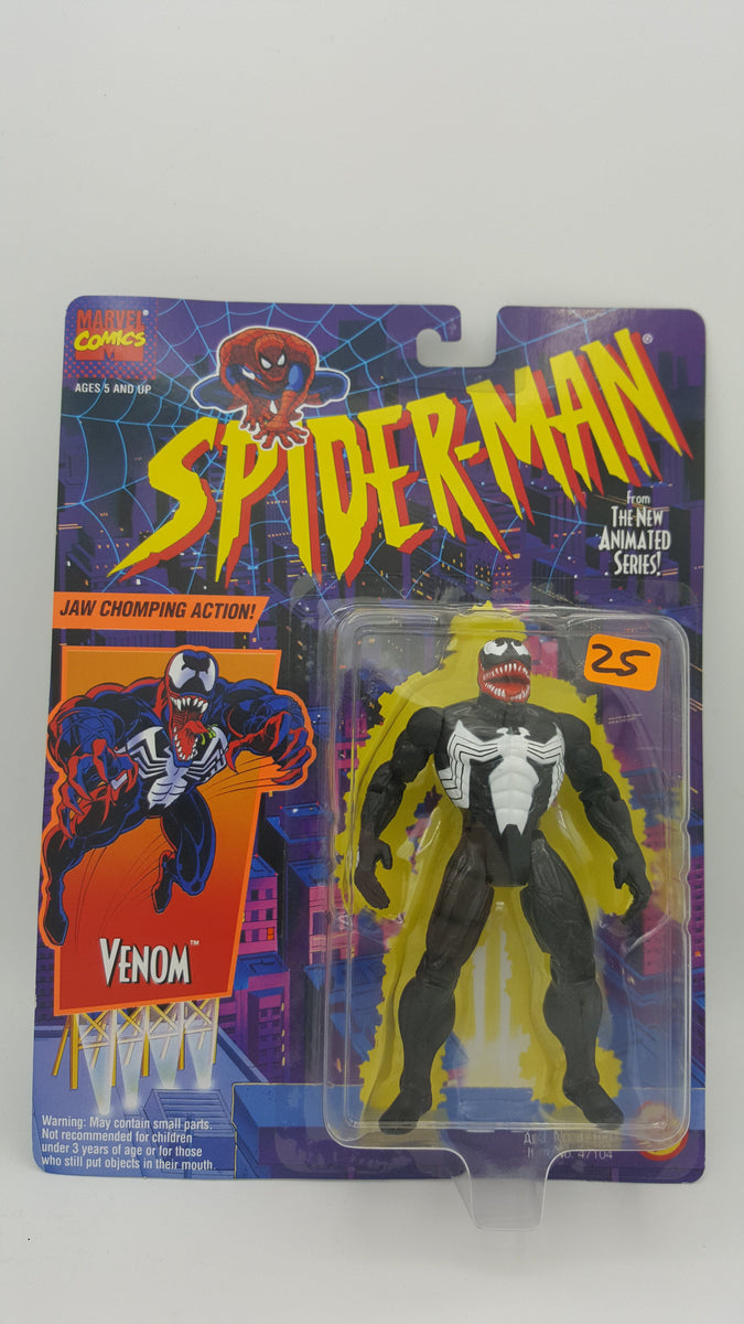 ToyBiz Marvel Comics Spider-Man Venom with Jaw Chomping Action ...