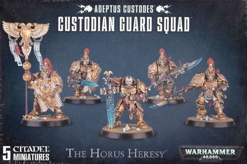 Warhammer 40K Adeptus Custodes Custodian Guard Squad