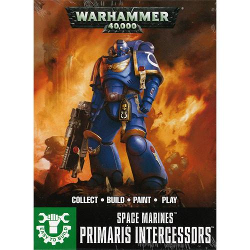 Warhammer 40K Easy to Build Space Marines Primaris Intercessors