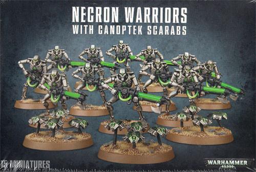 Warhammer 40k Necron Warriors with Canoptek Scarabs Warhammer 40k Games Workshop 