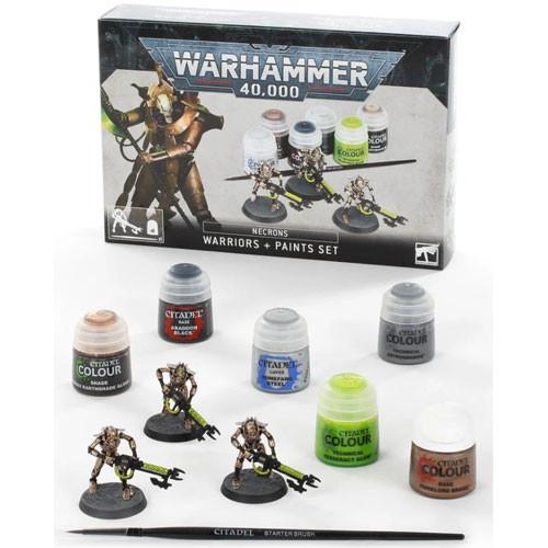 Warhammer 40K: Necrons Warriors & Paint Set Games Workshop 