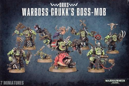 Warhammer 40k Ork Warboss Grukk's Boss Mob Warhammer 40k Undiscovered Realm 