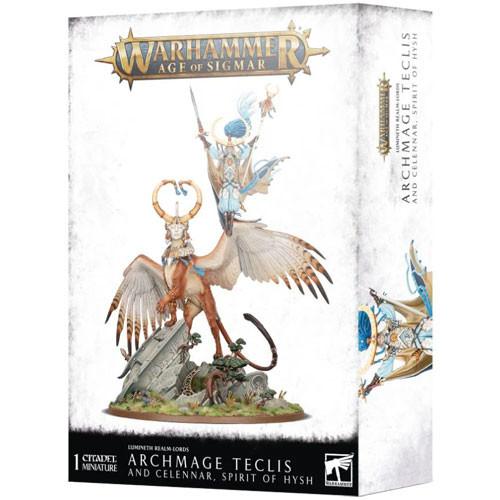 Warhammer Age of Sigmar: Lumineth Realm-Lords - Archmage Teclis & Celennar