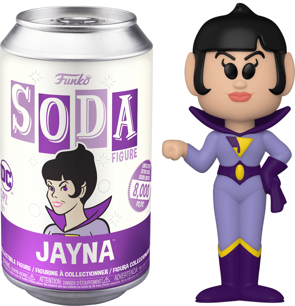 Wonder Twins Jayna Funko Vinyl Soda (Opened Can)