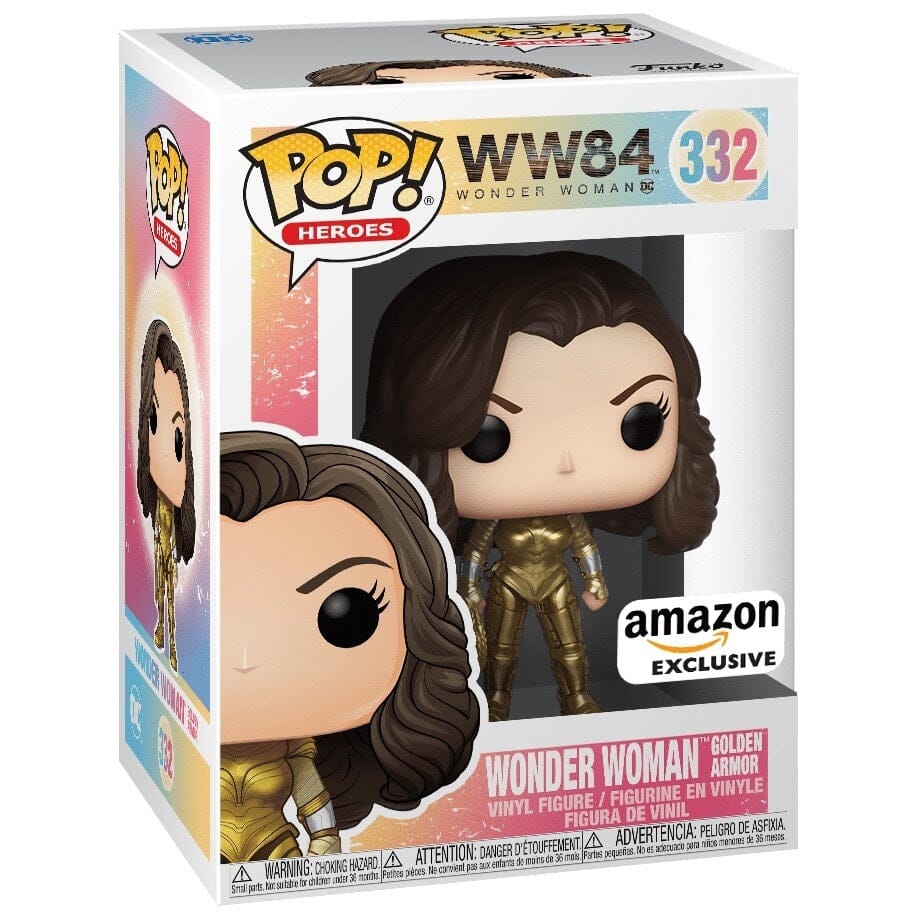 WW84 Wonder Woman Golden Armor (No Wings) Exclusive Funko Pop! #332