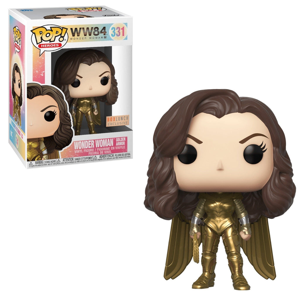 WW84 Wonder Woman Golden Armor (Unmasked) Exclusive Funko Pop! #331